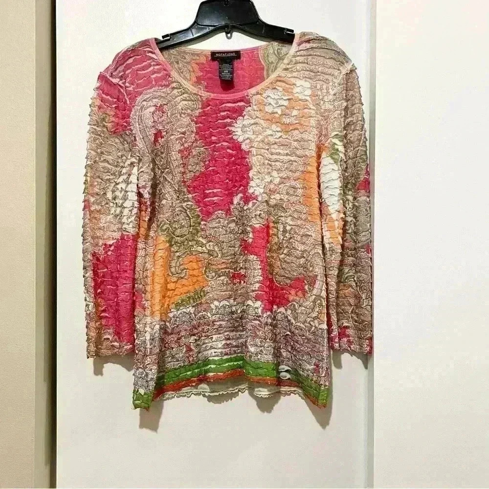 Notations long sleeved shirt